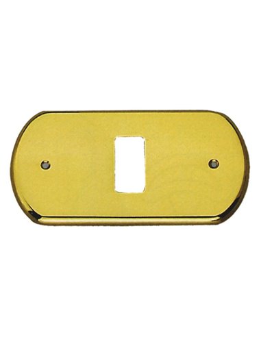 COPRINTERRUTTORE MAGIC IN OTTONE LUCIDO