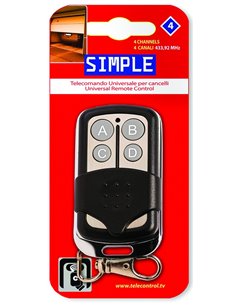 RADIOCOMANDO UNIVERSALE AUTOAPPRENDENTE "SIMPLE 4"