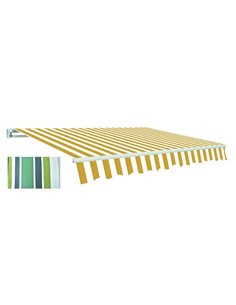 TENDA DA SOLE ESTENSIBILE VERDE/ECRU