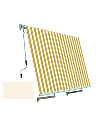 TENDA DA SOLE CON SISTEMA A CADUTA ECRU'