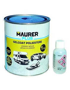 GELCOAT RESINA POLIESTERE+CATALIZZATORE