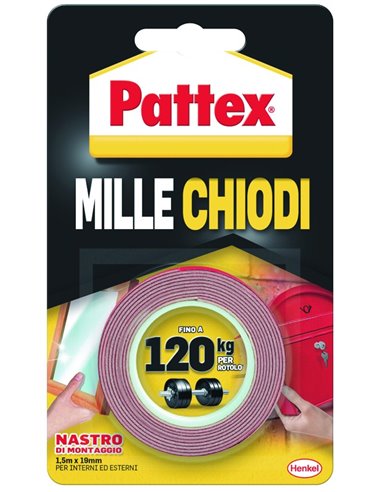 PATTEX MILLE CHIODI TAPE - DISPLAY 24 BLISTER