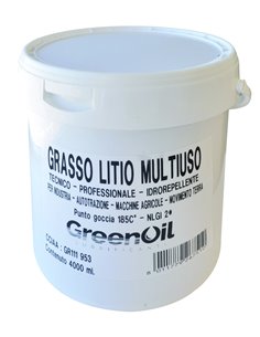 GRASSO AL LITIO NLGI2 4000 ML
