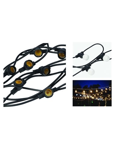 PORTALAMPADE CATENA LUMINOSA PER ESTERNO
