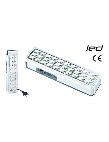 LAMPADA EMERGENZA PORTATILE 30 LED