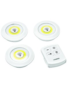 LAMPADA LED PER ARMADIO 3 LUCI CON TELECOMANDO