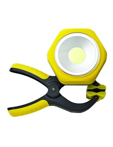 LAMPADA LED CON PINZA E CALAMITE