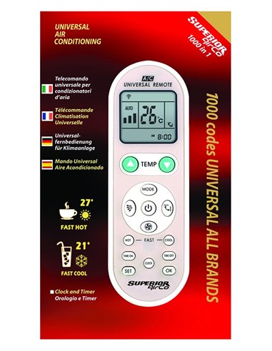 TELECOMANDO UNIVERSALE PER CLIMATIZZATORI