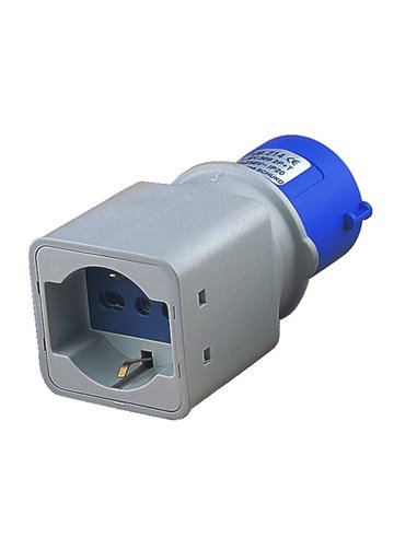 ADATTATORE INDUSTRIALE CEE SPINA E PRESA IP20 16A