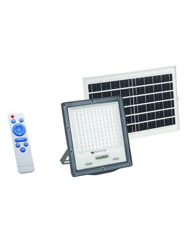 PROIETTORI LED CON PANNELLO SOLARE W100