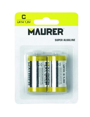 PILE ALKALINE 1/2 TORCIA "C" LR14 1,5 V
