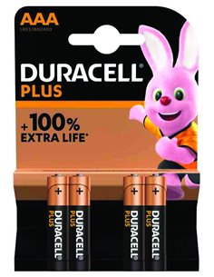 PILE DURACELL PLUS MINISTILO "AAA" LR03 1,5V