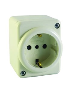 PRESA SCHUKO PER MINICANALINA IP 20