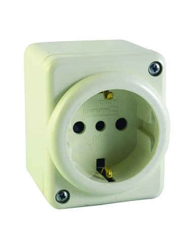 PRESA SCHUKO PER MINICANALINA IP 20
