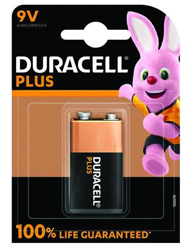 PILE DURACELL PLUS TRANSISTOR 9V