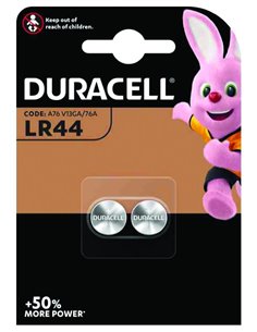 PILE DURACELL ELECTRONICS "LR44" 1,5V