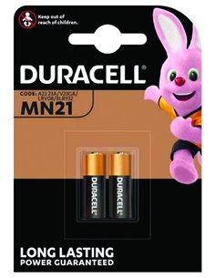 PILE DURACELL CANCELLO/MACCHINA "MN21" 12V