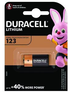 PILE DURACELLULTA LITIO "123" 3V