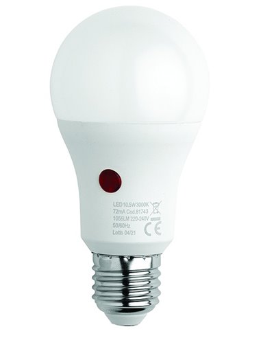 LAMPADA LED GOCCIA CON SENSORE CREPUSCOLARE