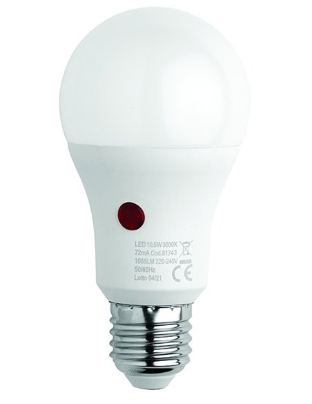 LAMPADA LED GOCCIA CON SENSORE CREPUSCOLARE