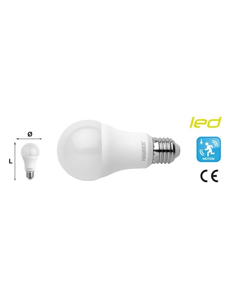 LAMPADA LED GOCCIA CON SENSORE DI MOVIMENTO