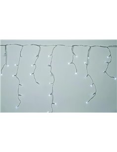 LUCI DI NATALE CATENA A TENDA SFALSATA 115 LUCI LED