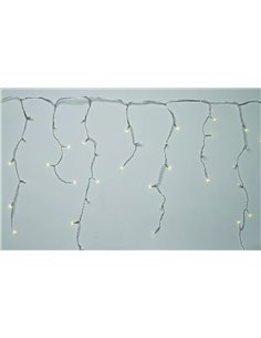 LUCI DI NATALE CATENA A TENDA SFALSATA 115 LUCI LED 2