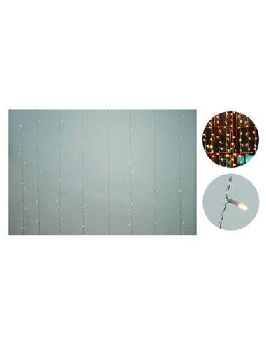LUCI NATALE CATENA 600 LED MODELLO A TENDA