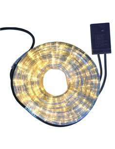 LUCI NATALE TUBO LED BIANCO CALDO IP 44