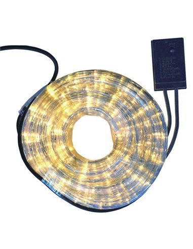 LUCI NATALE TUBO LED BIANCO CALDO IP 44