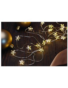 LUCI NATALE MICRO 20 LED DECORAZIONE STELLA