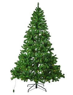 ALBERO DI NATALE CON LUCI LED INTEGRATE