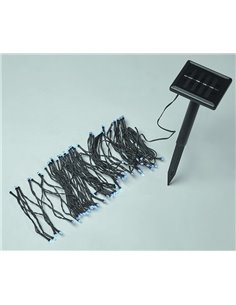 LUCI DI NATALE DECORATIVE 100 LED CON PANNELLO SOLARE 2