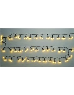 LUCI NATALE CATENA 120 LED A SFERA 1 CM 2