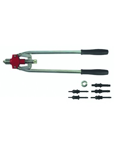 RIVETTATRICE CON MANICI LUNGHI 2 FUNZIONI