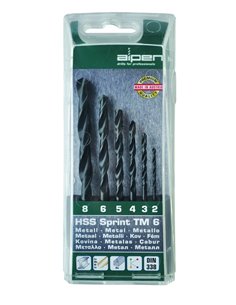 ASSORTIMENTO 6 PEZZI PUNTE HSS SPRINT METAL
