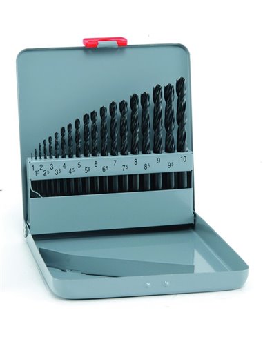ASSORTIMENTO 19 PEZZI PUNTE HSS SPRINT METAL