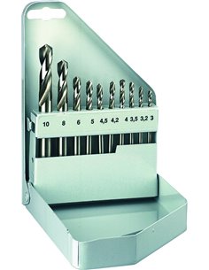 ASSORTIMENTO 10 PEZZI PUNTE HSS COBALTO 5%