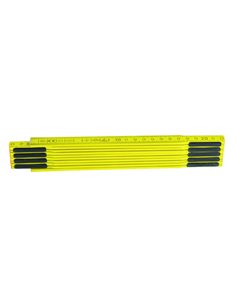 DOPPIOMETRO IN LEGNO VERNICIATO GIALLO