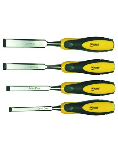 SCALPELLO PER FALEGNAME SET 4 PEZZI