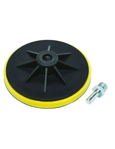 PLATORELLO CON VELCRO PER SMERIGLIATRICE E TRAPANO