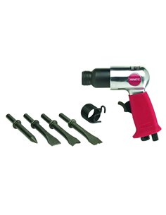 SCALPELLATORE AD ARIA ATTACCO CILINDRICO KIT