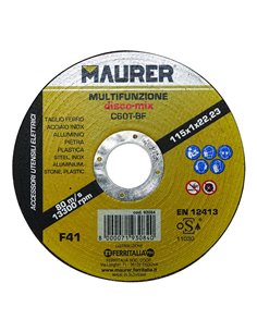 DISCO ABRASIVO MULTIFUNZIONE MAURER