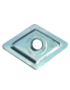 RONDELLA ROMBOIDALE IN ACCIAIO ZINCATO