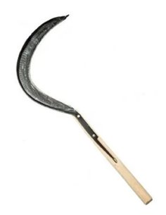 FALCE PER CANTONIERE MANICO LEGNO 2