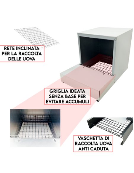 NIDO PER GABBIA GALLINE OVAIOLE - ART. 340