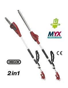 POTATORE + TAGLIASIEPI (2IN1) A BATTERIA CGTP20L MYX 2