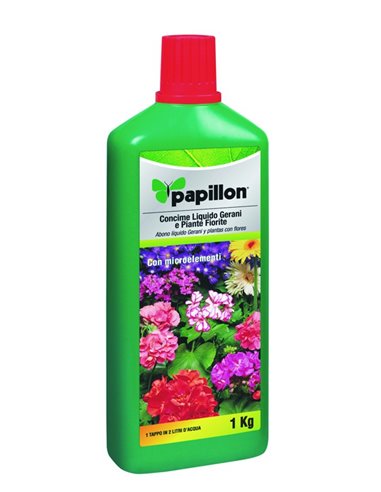 CONCIME LIQUIDO PER GERANI-PIANTE FIORITE