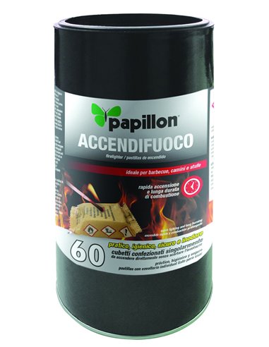 ACCENDIFUOCO ECOLOGICO 60 CUBETTI